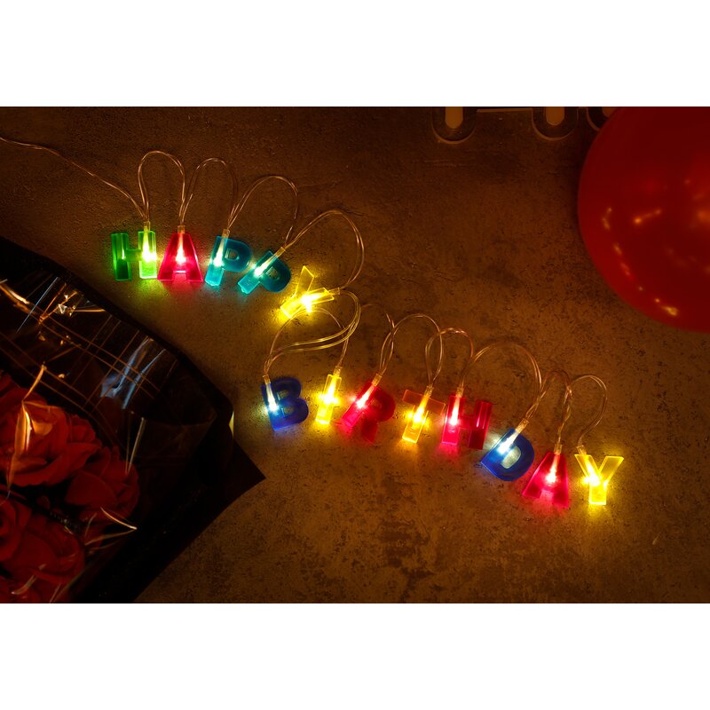 The Party Aisle 5.1 ft. 13Light Novelty String Light Wayfair